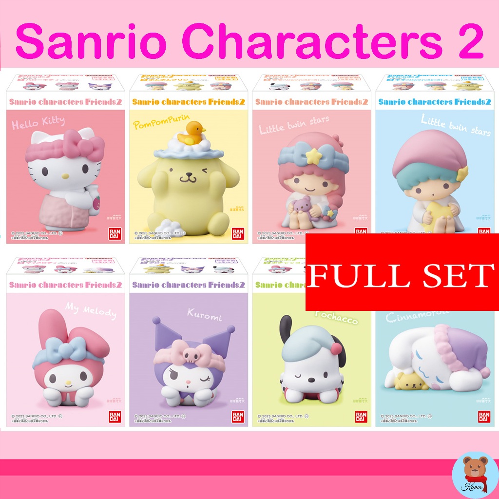 (set) Model 2 Sanrio Characters Friends2 mini figure 8 set Gashapon ...