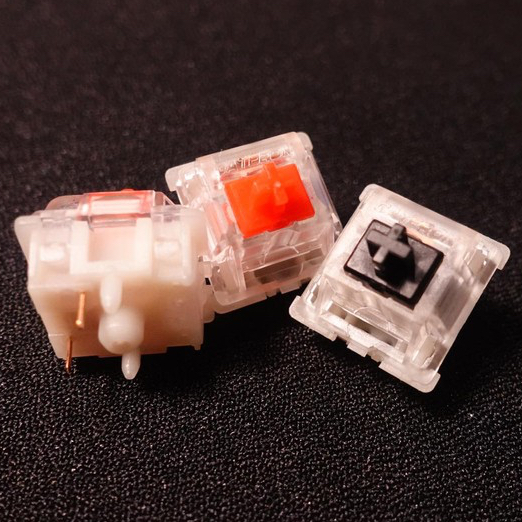 [Silent Linear] Gateron Silent Red RGB Switch (5-pin) Black Keyboard ...