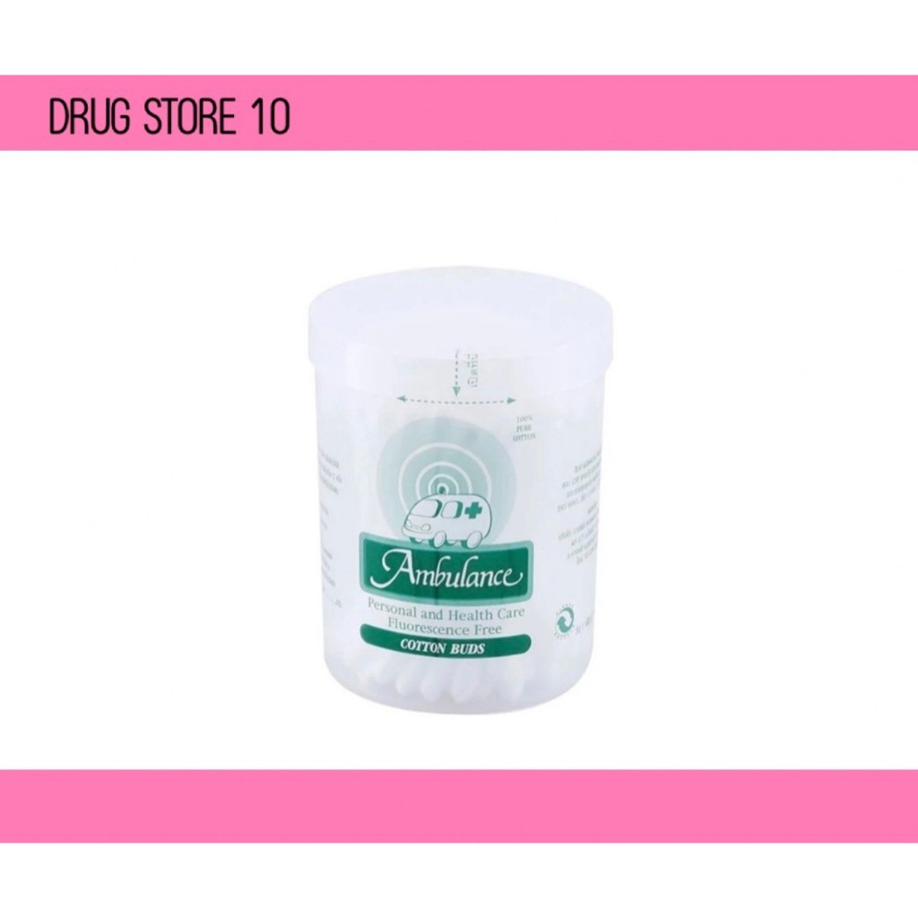 Ambulance Brand Cotton Swabs (Size 100 Sticks/1 Bottle) | Shopee Malaysia