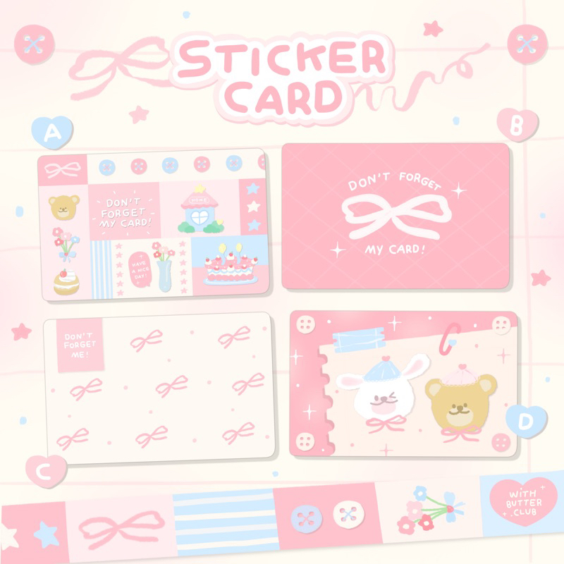 Sticker card Bts Mrt Stickers Etc. | Shopee Malaysia