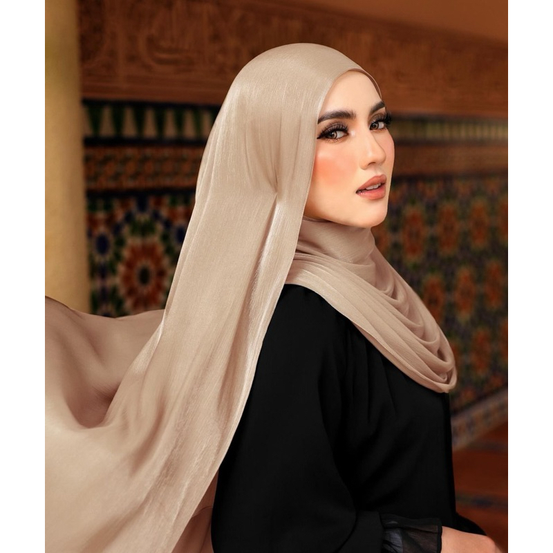 Shimmer Silk Long Shawl | Shopee Malaysia