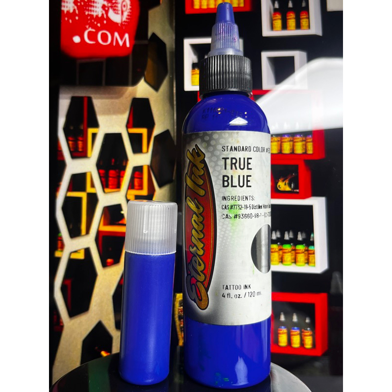 Original Tattoo Color Ink 1 Lnk TRUE BLUE (Half On) | Shopee Malaysia