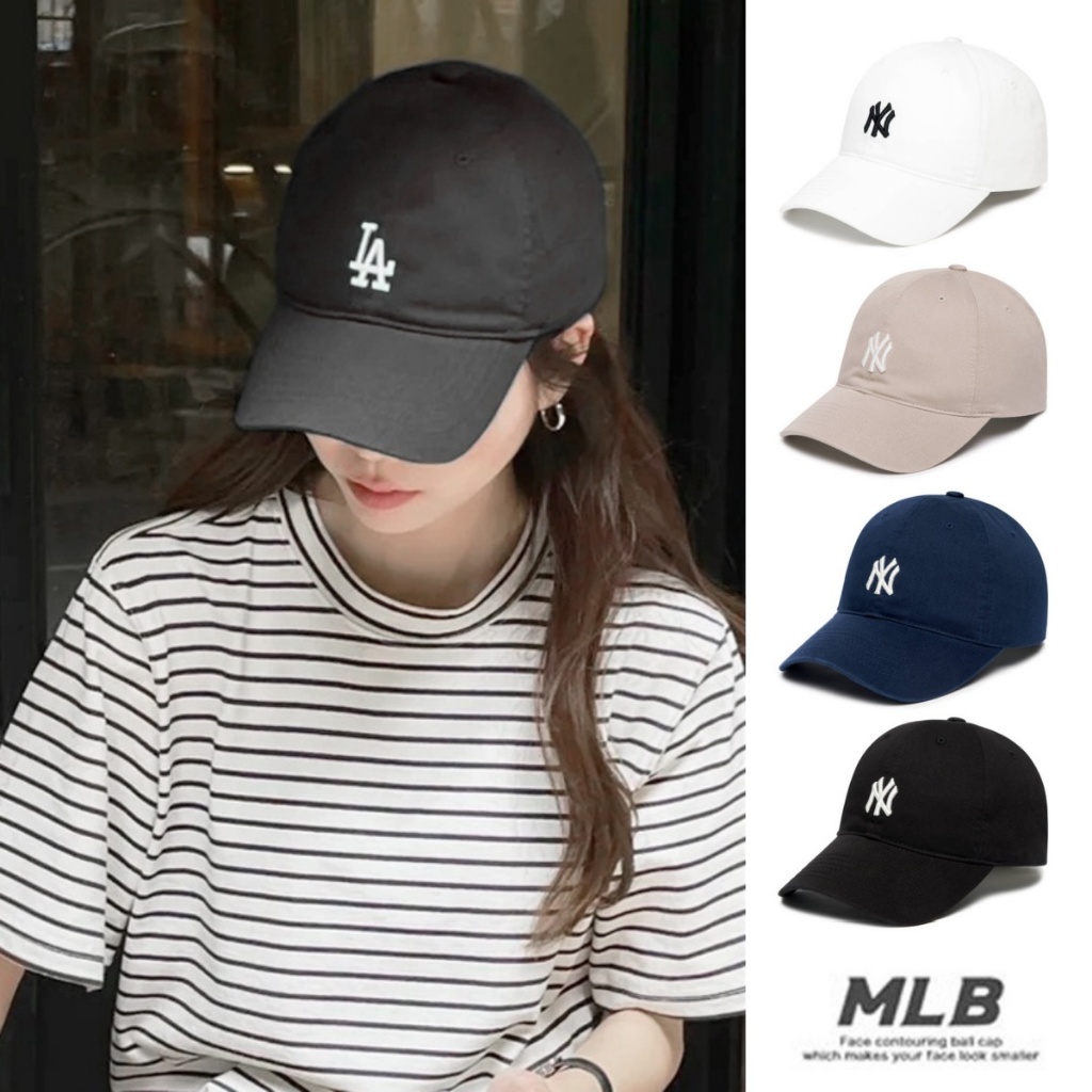 NY MLB ROOKIE BALL CAP LA Hat Casual Korean Fashion Size Available Shopee Malaysia