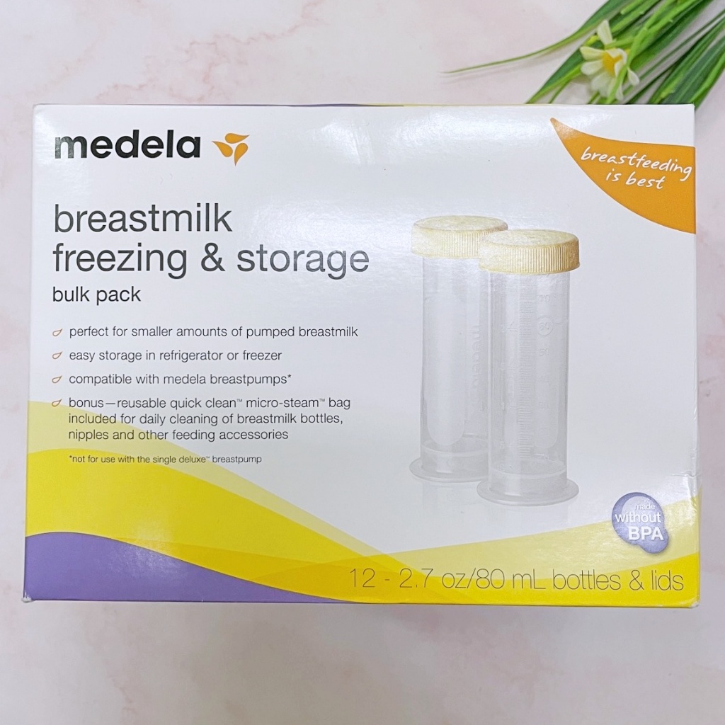 [Medela] Breast Milk Freezing & Storage 80 ml 12 Count Medela Bottle