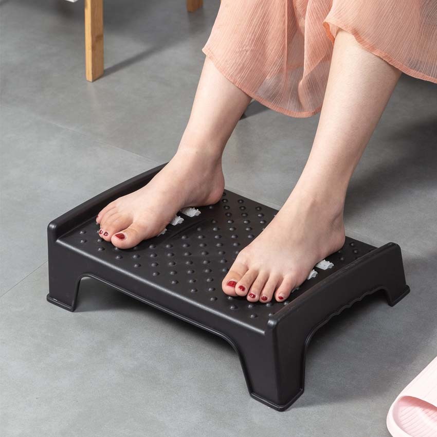 Fe -Footrest For Polite Prevent Bend Legs Table Footstool Large Size WH ...