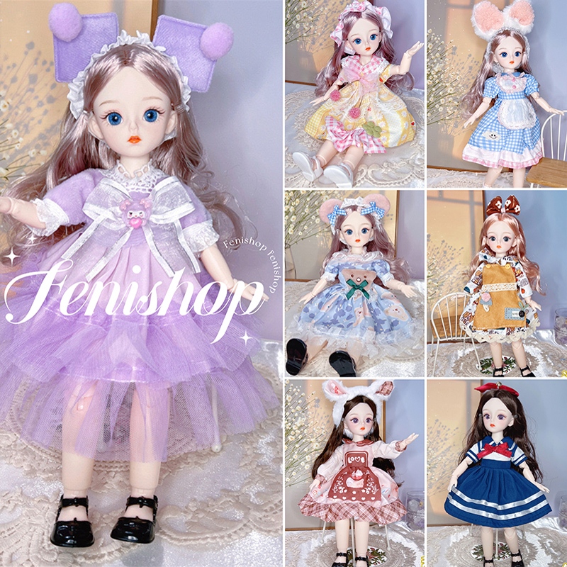 Barbie Doll Beautiful Face Princess Girl Disney Model Dress Up Box Gift