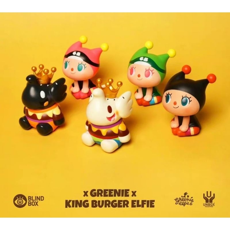UNBOXGreenie & Elfiex Burger (Art Toy/Designer Toy/Blind Box