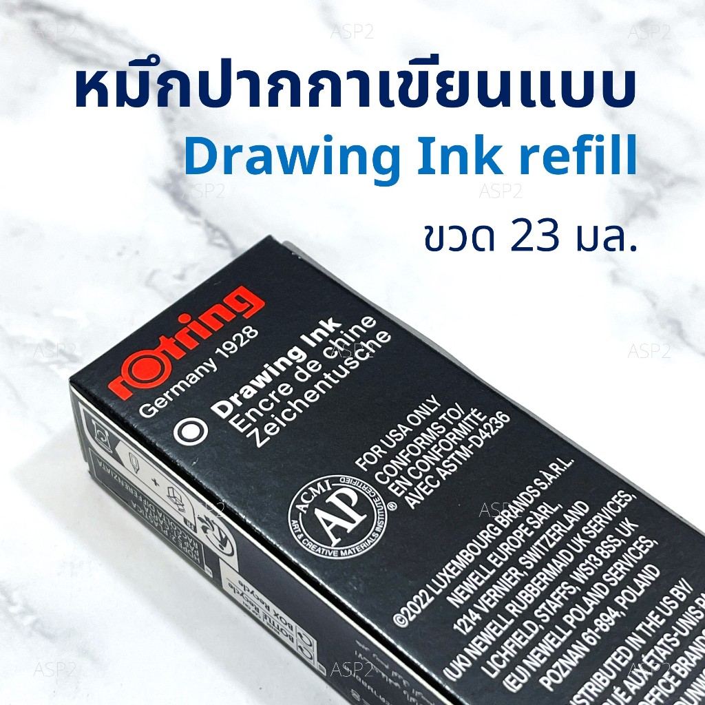 rOtring Drawing Ink Refill Black 23 Ml Bottle. For Isograph Pens Are ...