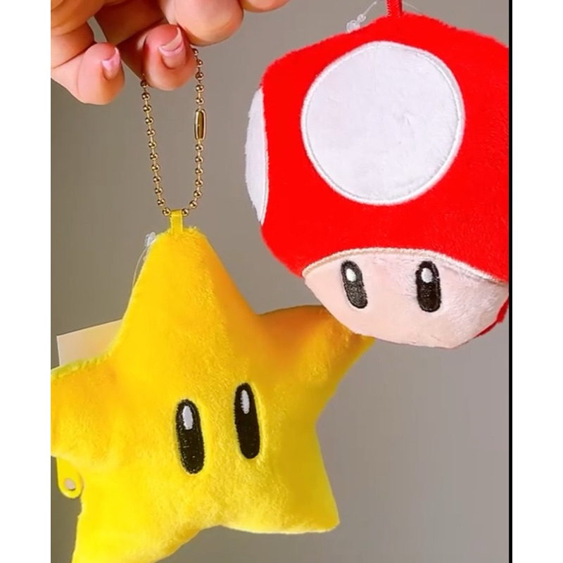 Super mario keychain toad/star/ yoshi | Shopee Malaysia