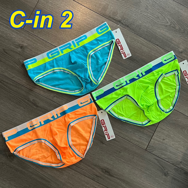 C in 2 Men's Underwear Grip Model (1 M Hand) Brief Shape 3 Colors