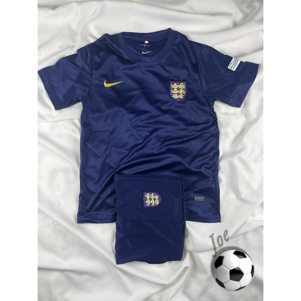 England (Blue) Men's National Team Football Jersey And Soccer Pants