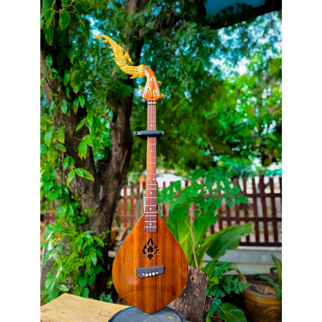 Electric Harp 3-Wire Forest Jackfruit Wood 15 Frets Spotted Board High