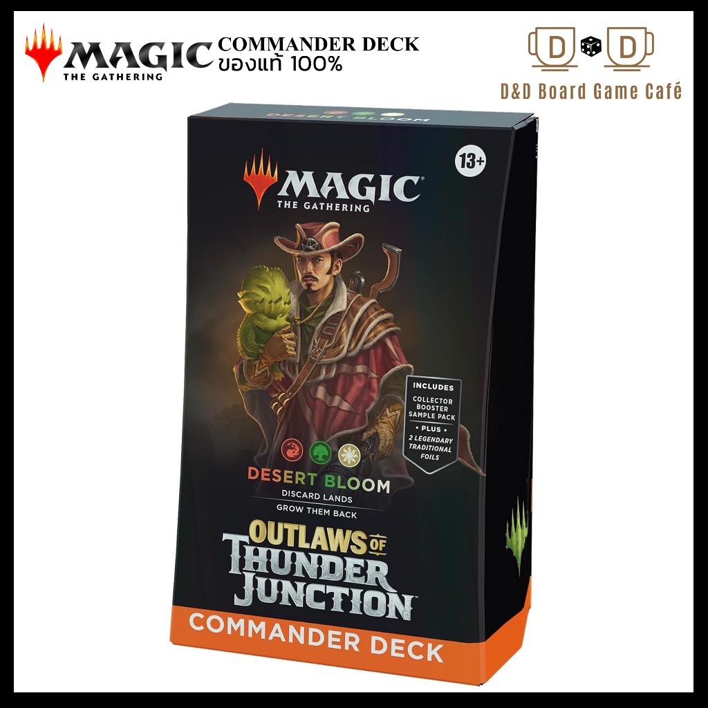 MTG] Outlaws of Thunder Junction Commander Deck-Desert Bloom [English] Magic  the Gathering | Shopee Malaysia