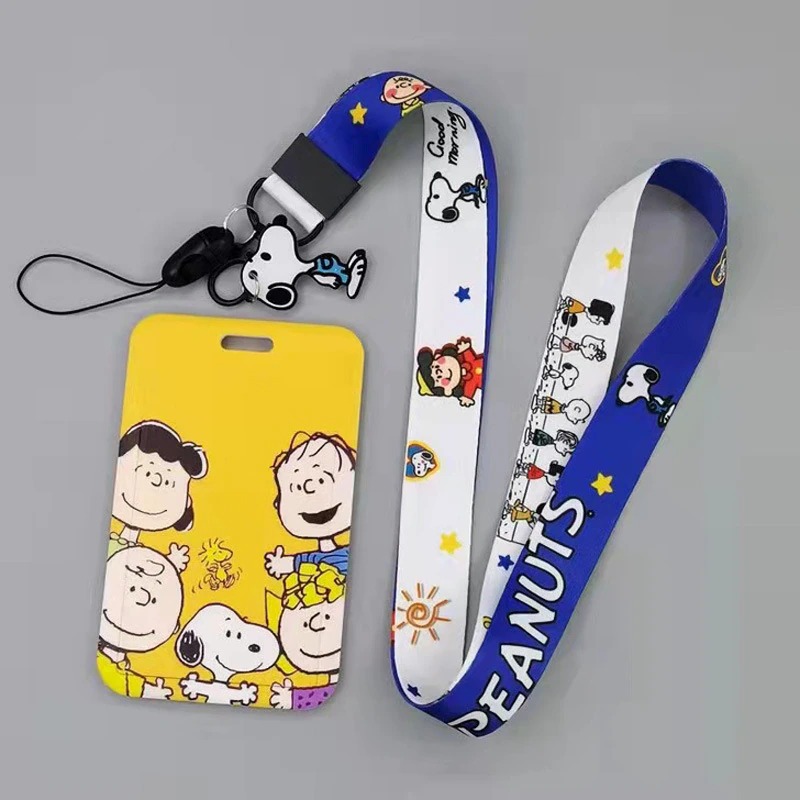 Snoopy Employee Id Card Holder Student Cartoon Pattern Cute | Shopee ...