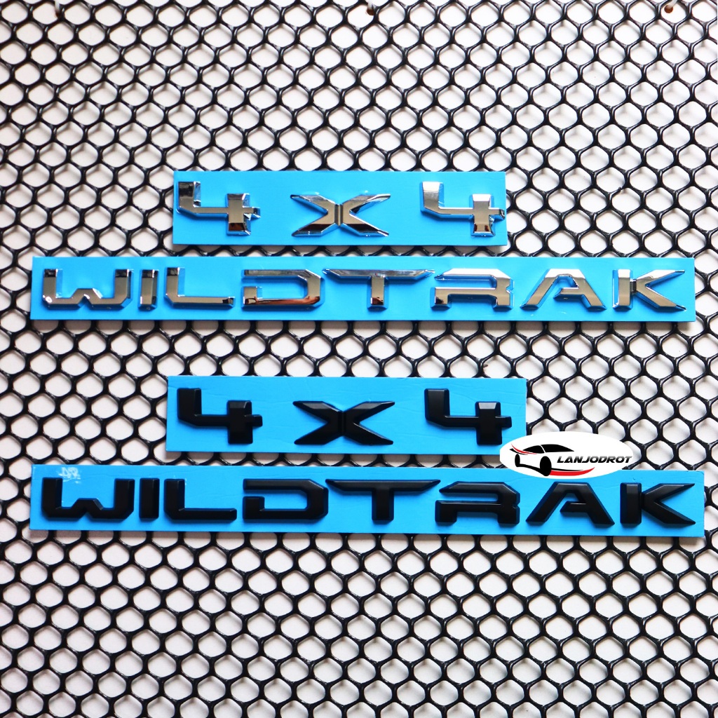 4X4 WILDTRAK Logo Embossed Lettering Tailgate Cover Next Gen RANGER ...