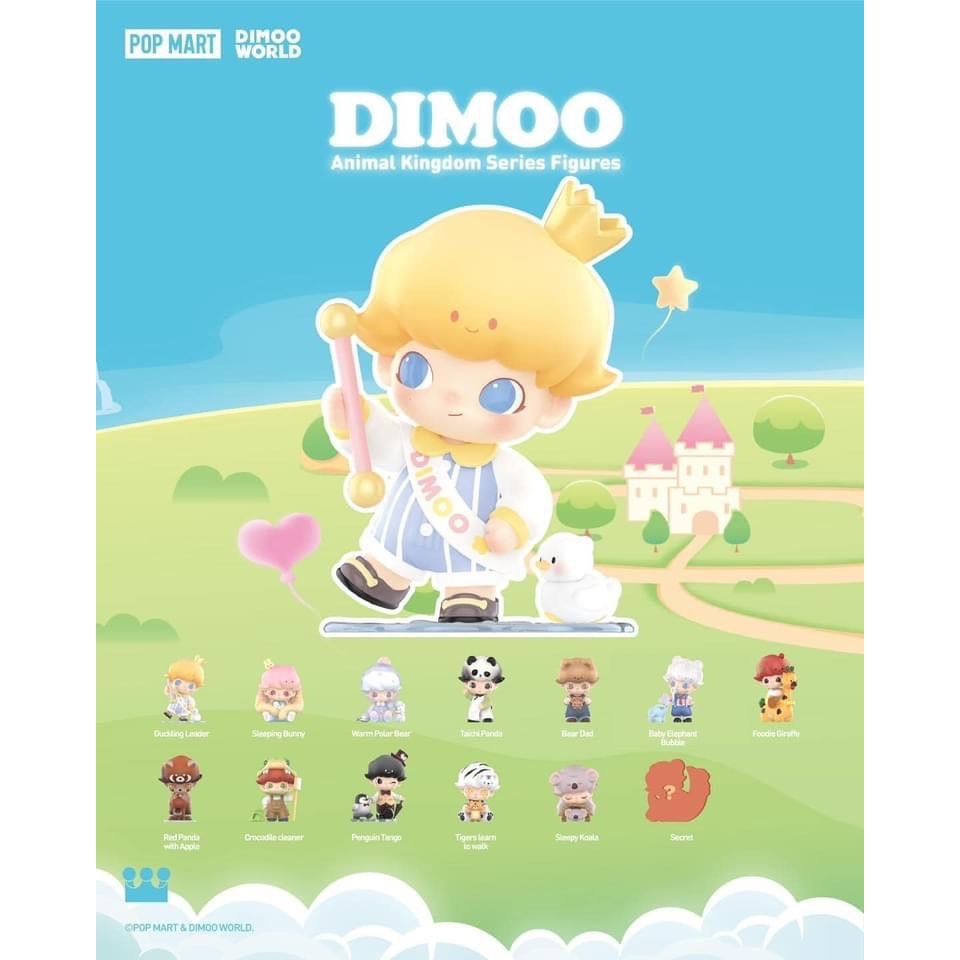 Random Design Pop Mart: Dimoo Animal Kingdom Licensed Work | Shopee ...