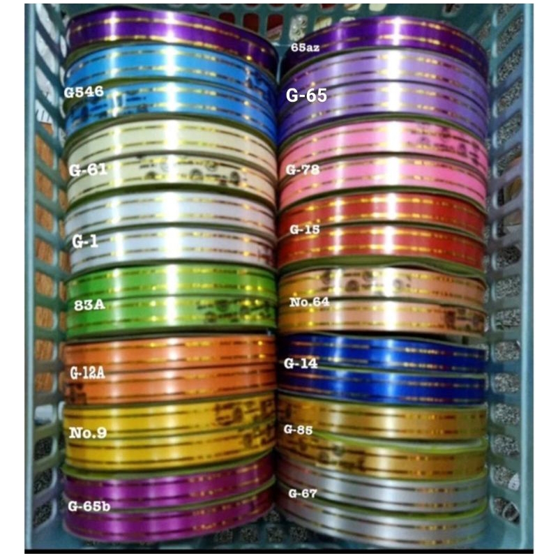 Gold Edge Coin Folding Ribbon (Tw Brand) 12 Mm Length 50 Yards ...