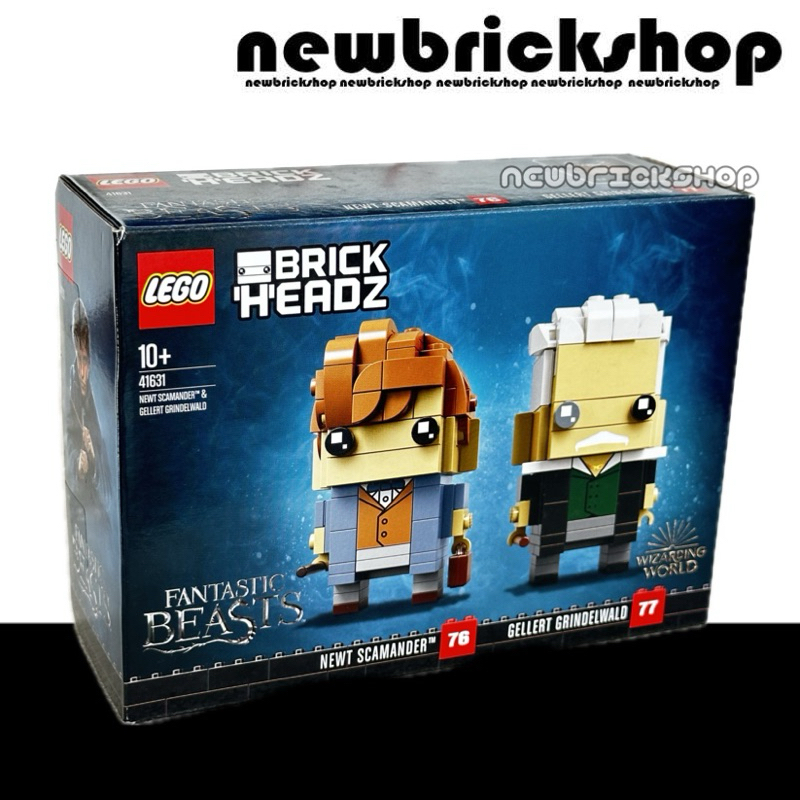 LEGO BrickHeadz Newt Scamander & Gellert Grindelwald 41631 Shopee Malaysia