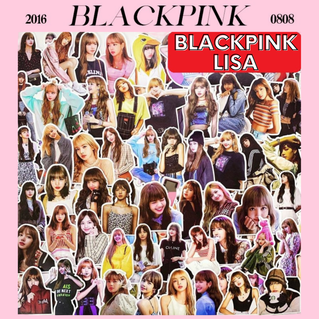 Sticker BLACKPINK Lisa Die Cut 56 Pcs | Shopee Malaysia