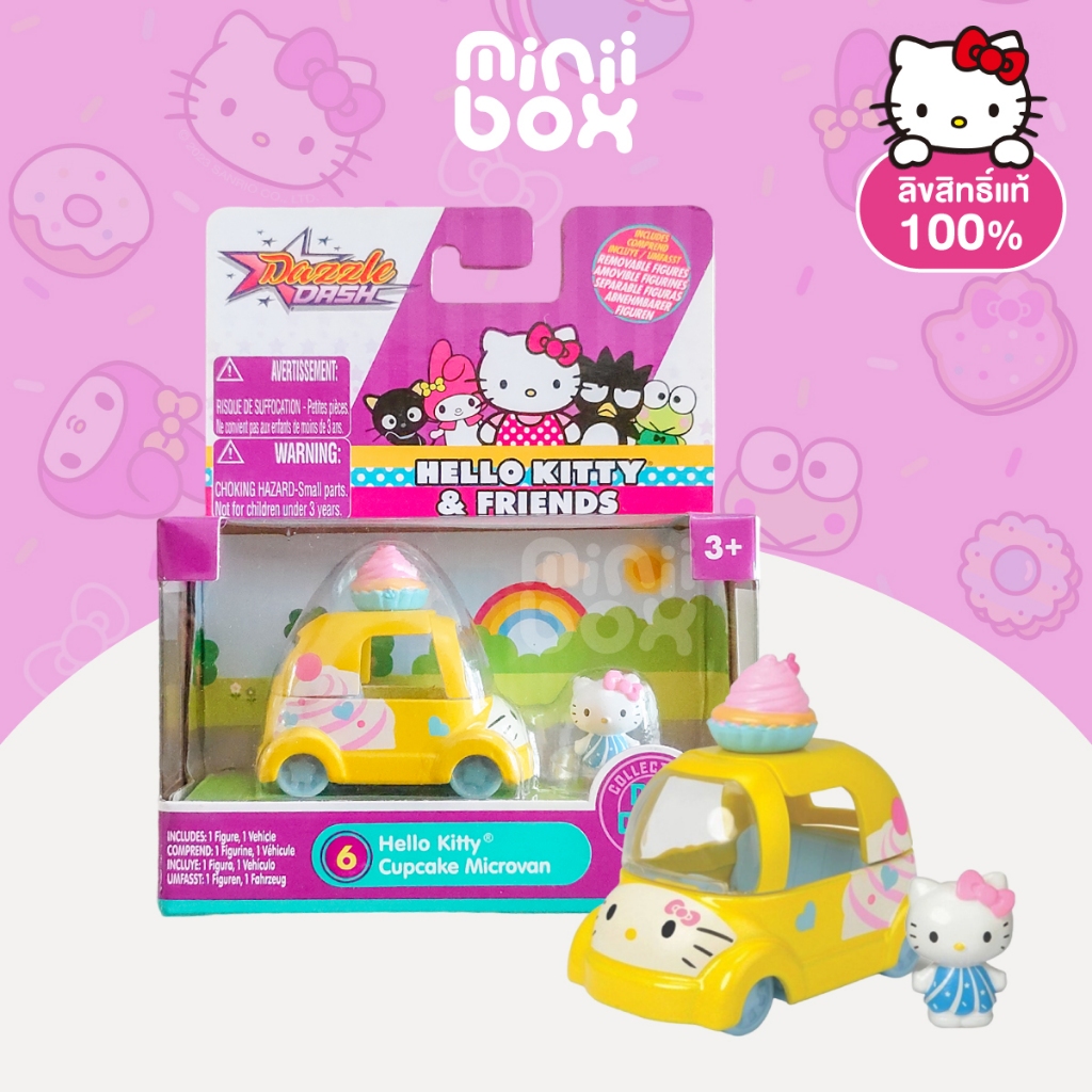 Hello Kitty Cupcake Microvan Model And Friends Sanrio Original ...