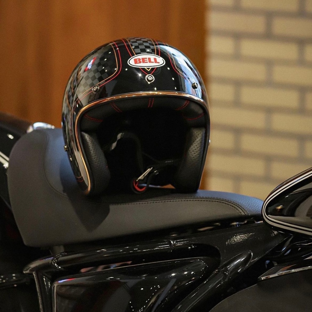 Casco BELL Custom 500 DLX SE RSD Check It Black