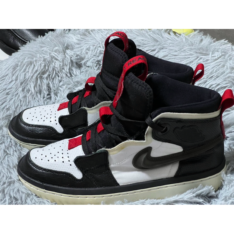 Nike Air Jordan 1 Retro High React Black White Gym Red size 42 26.5 cm