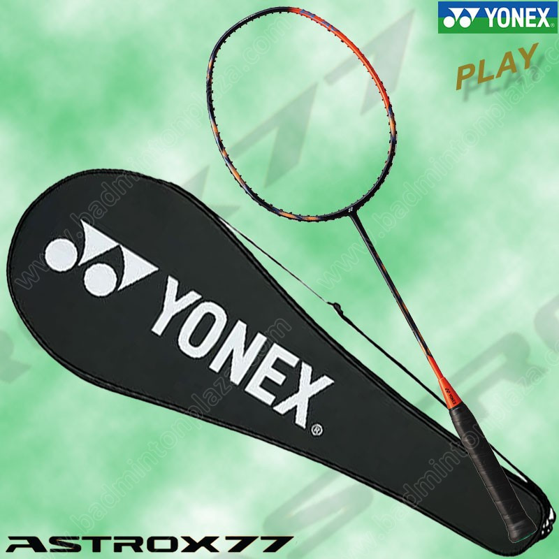 Yonex Badminton Racket ASTROX 77 Play Orange Free! String BG65 ...