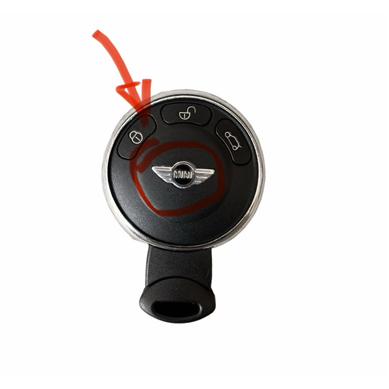 Logo Key Mount Mini R50 R52 R53 2-Button Model Size 22mm/R56 R57 R58 ...