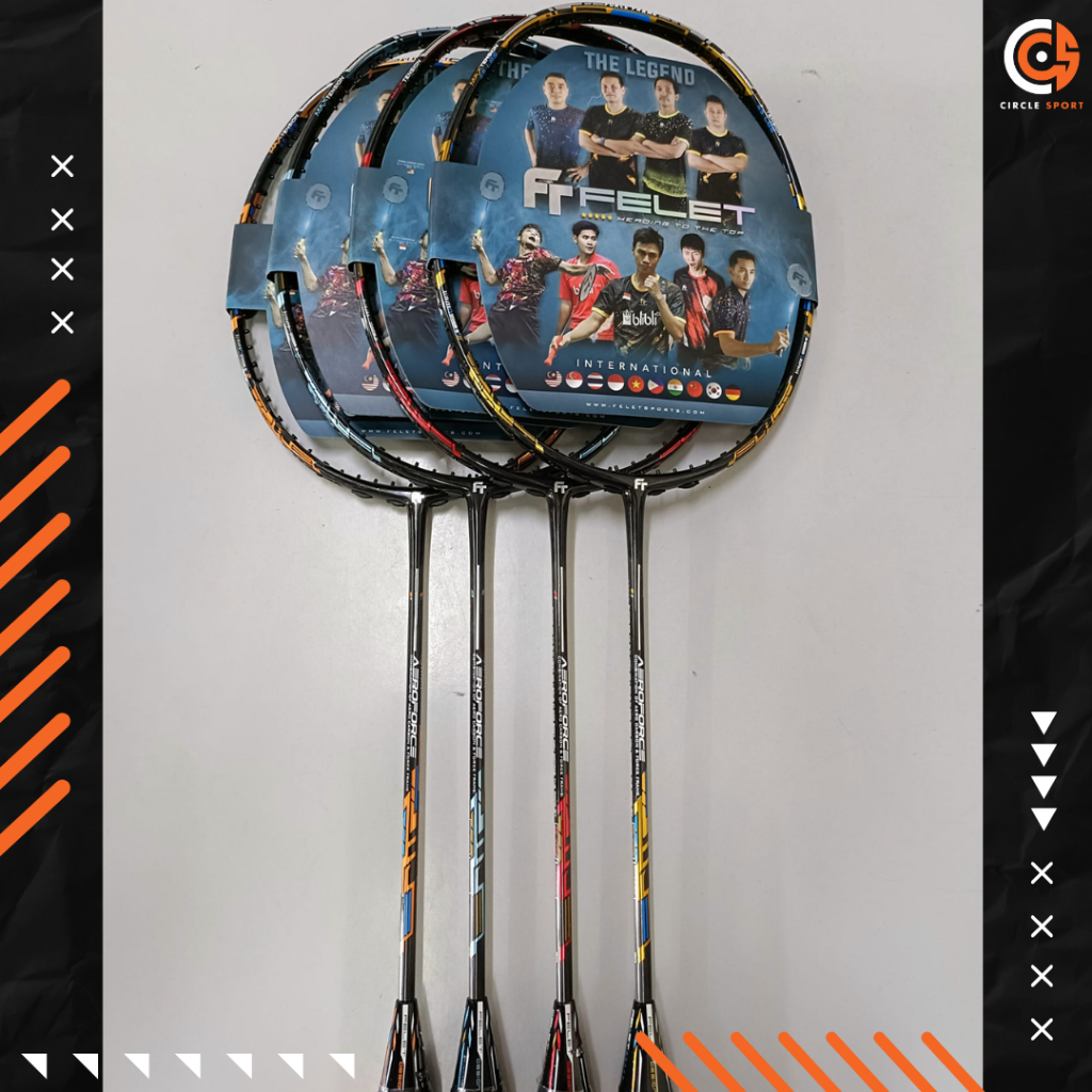 FELET AEROFORCE (3U/4U) Can Up To 45LBS Badminton Racket | Shopee Malaysia