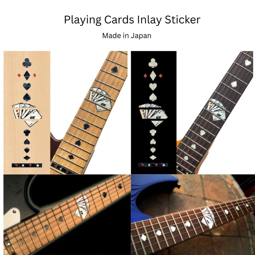 Playing Cards Inlay Sticker for Guitar | Shopee Malaysia