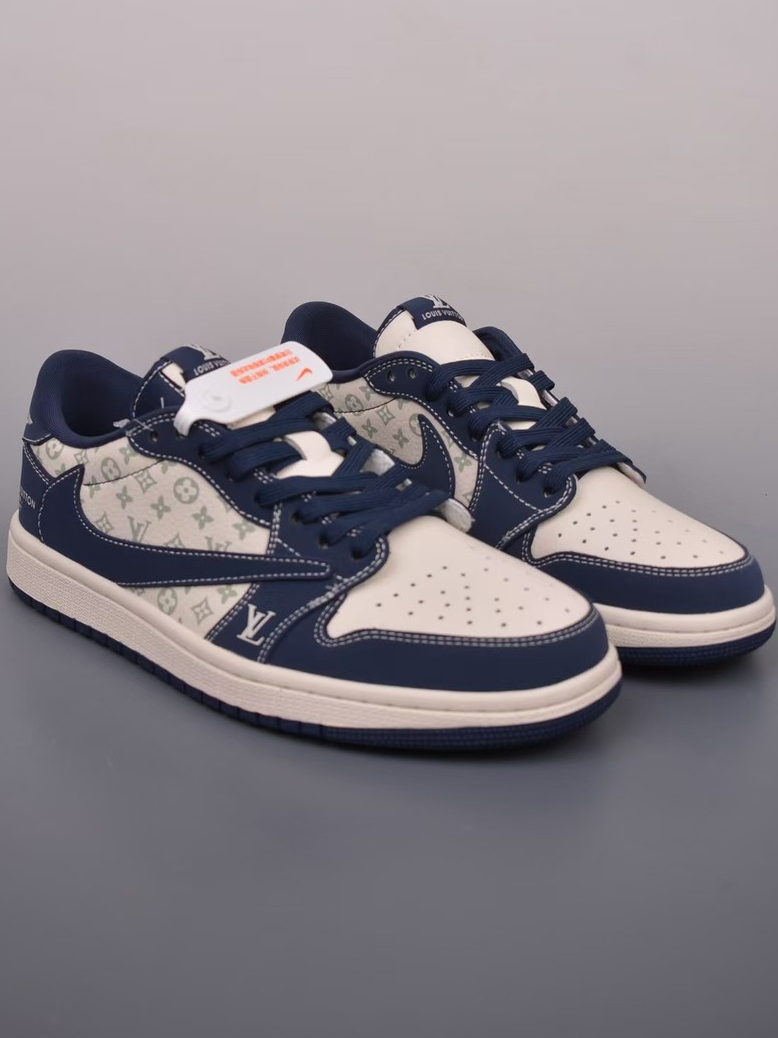 Real Shot Product Nike Frame x TS x Air Jordan 1 Low x LV Three Joints ...