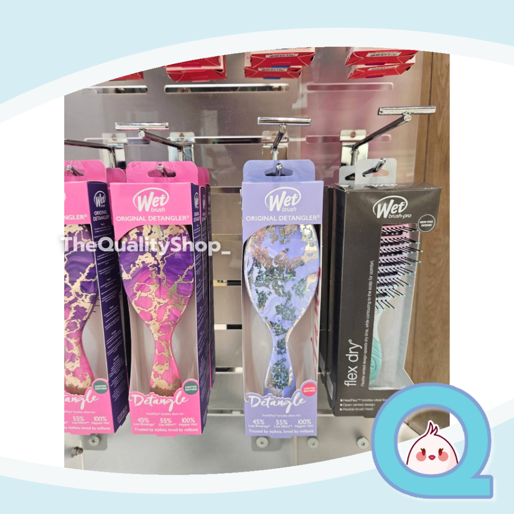 WET BRUSH ORIGINAL DETANGLER Oval Hair Marble Pattern Shopee Malaysia