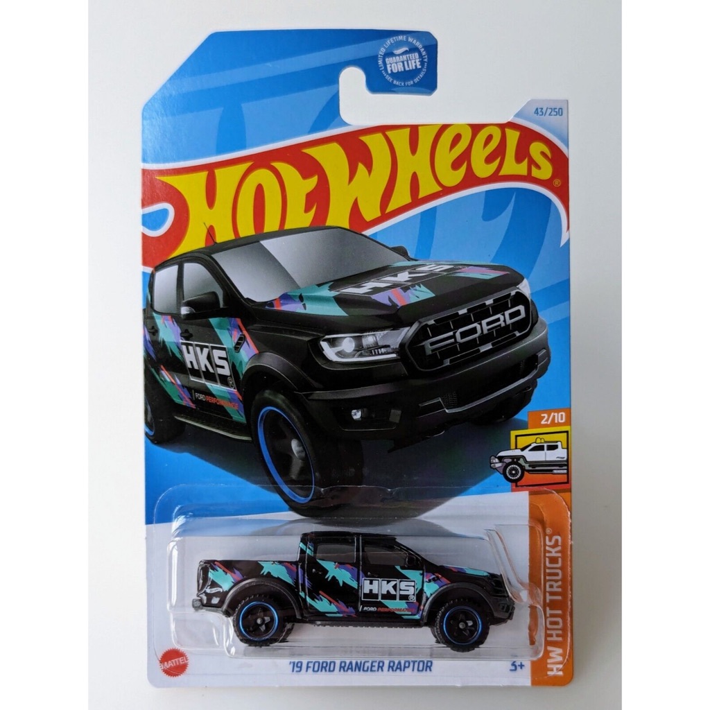 Hotwheels Ford Ranger Raptor Steel Car Hks Styles Hw Shopee Malaysia