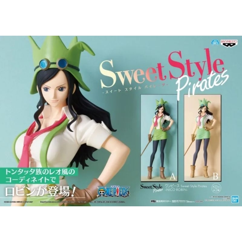 Banpresto Statua One Piece Sweet Style Pirates – Nico Robin Version A – Figura Collezionabile