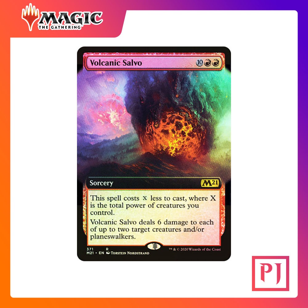 [mtg] Volcanic Salvo (extended Art) [m21] [red] [rare] [foil] [eng 