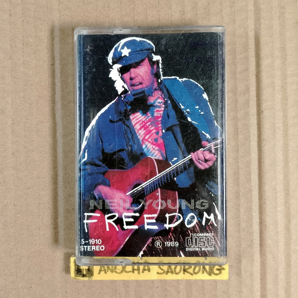Neil Young-Freedom (1989) The 19th studio album/Cassette Tape Without ...