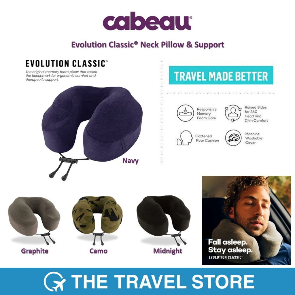 Buy Lavender Premium Memory Foam Travel Neck Pillow