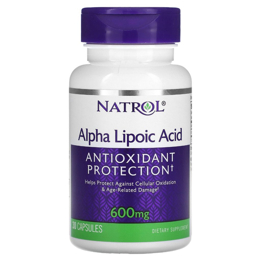 Alpha Lipoic Acid Natrol ALA 600 mg 30 Capsules Shopee Malaysia