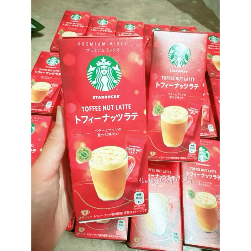 Starbuck Toffee Nut Latte Premium Mixes Annual Instant Coffee From