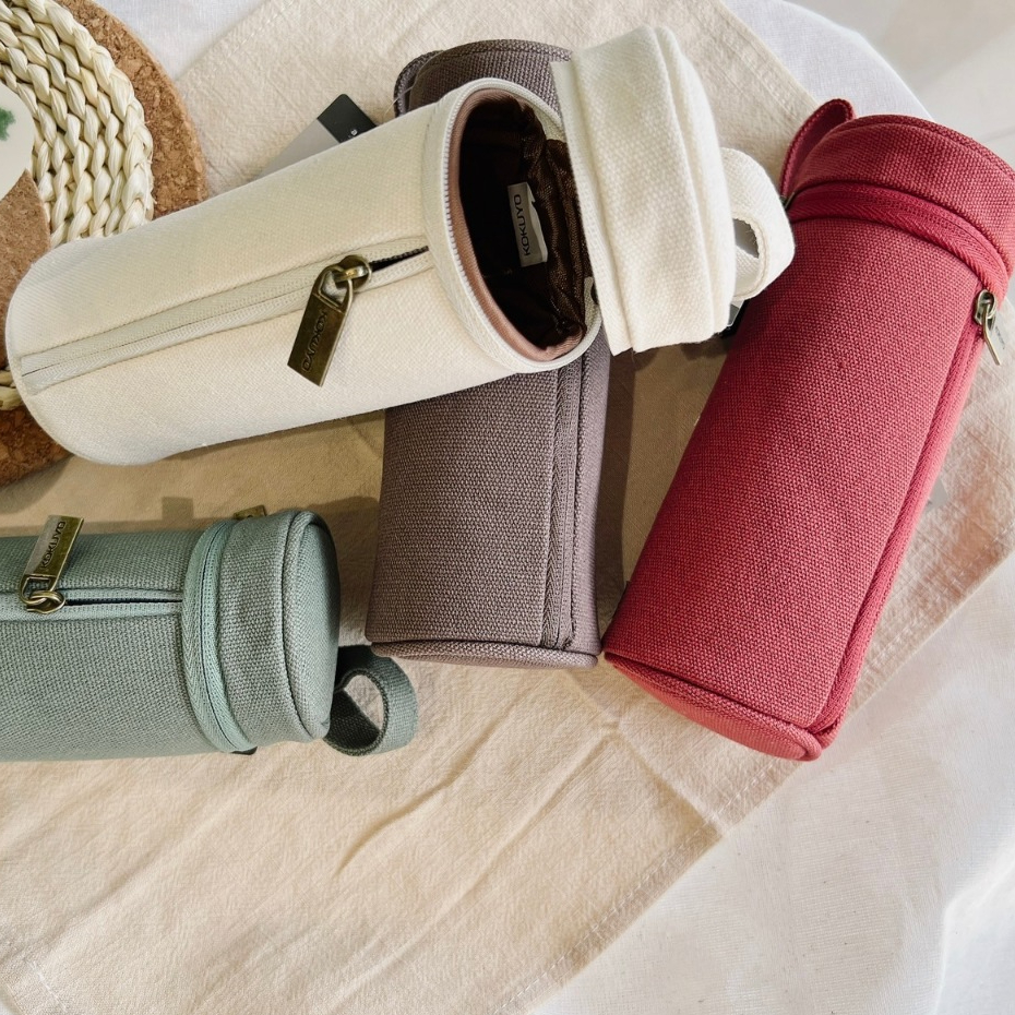 Kokuyo Pen Box Openable With Middle And Top Zipper Design Easy To Carry ...