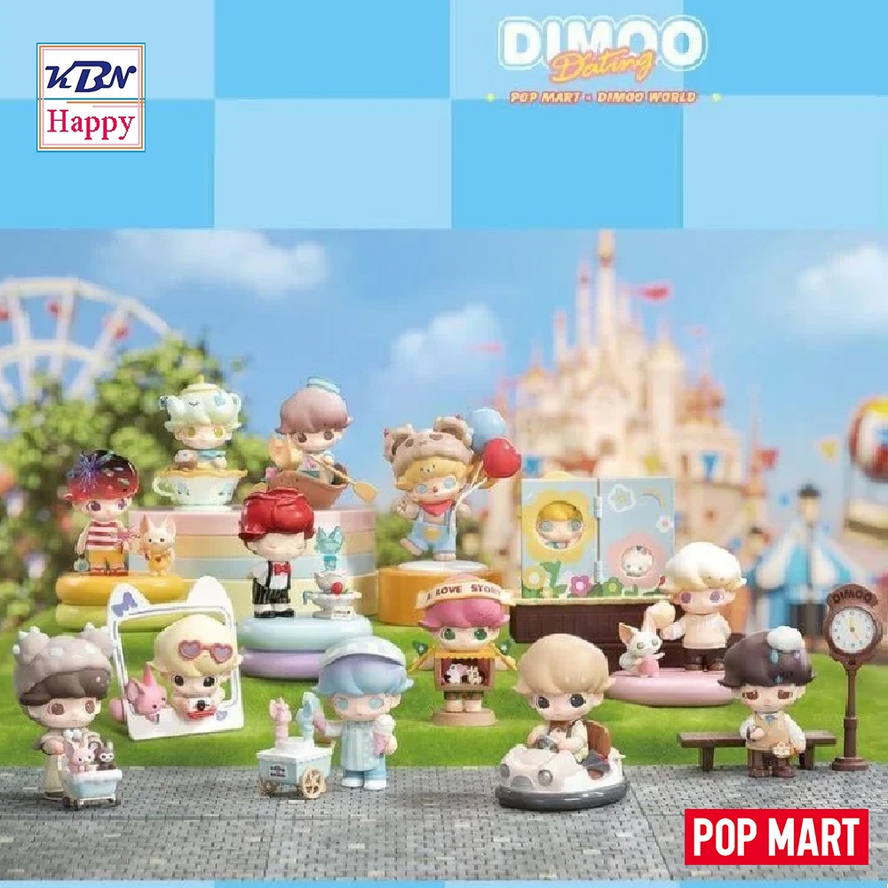 POP MART Dimoo Dating Series Doll Model Figure (12 Sets) (Not Real Work ...