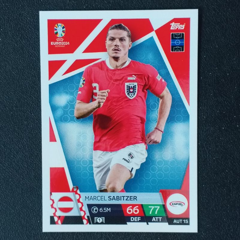 (AUT Team) Football Guard EURO 2024 MATCH Attack Bass CARD (BASE TOPPS ...