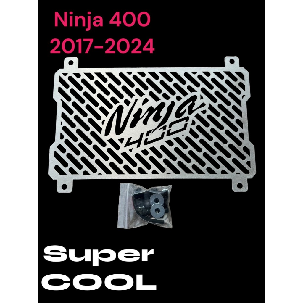 super cool Radiator Guard ((Ninja 400 20172024)) (BW) Shopee Malaysia