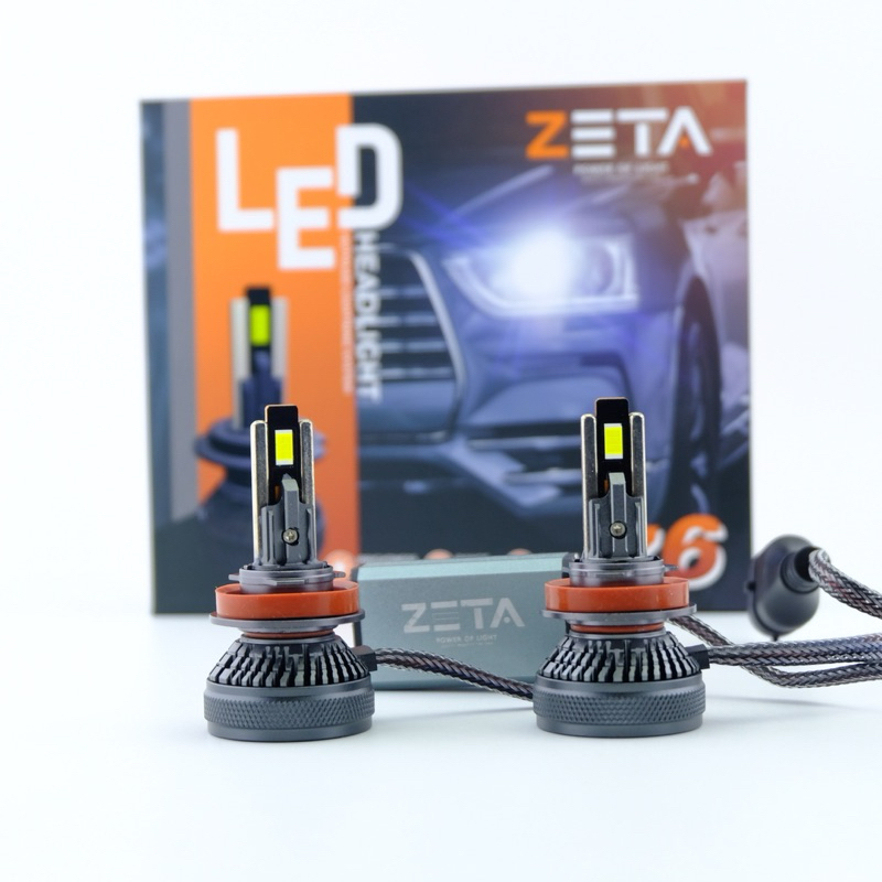 Car LED headlight Bulb ZETA Z6 White Light 6000K 60W 7470Lumens (1 Pair ...