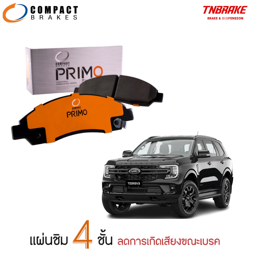 COMPACT PRIMO Premo Rear Brake Pad FORD EVEREST RANGER RAPTOR Rancher ...