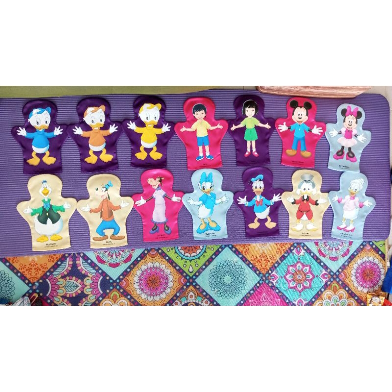 Disney Character Hand Puppet With English Word Card | Shopee Malaysia