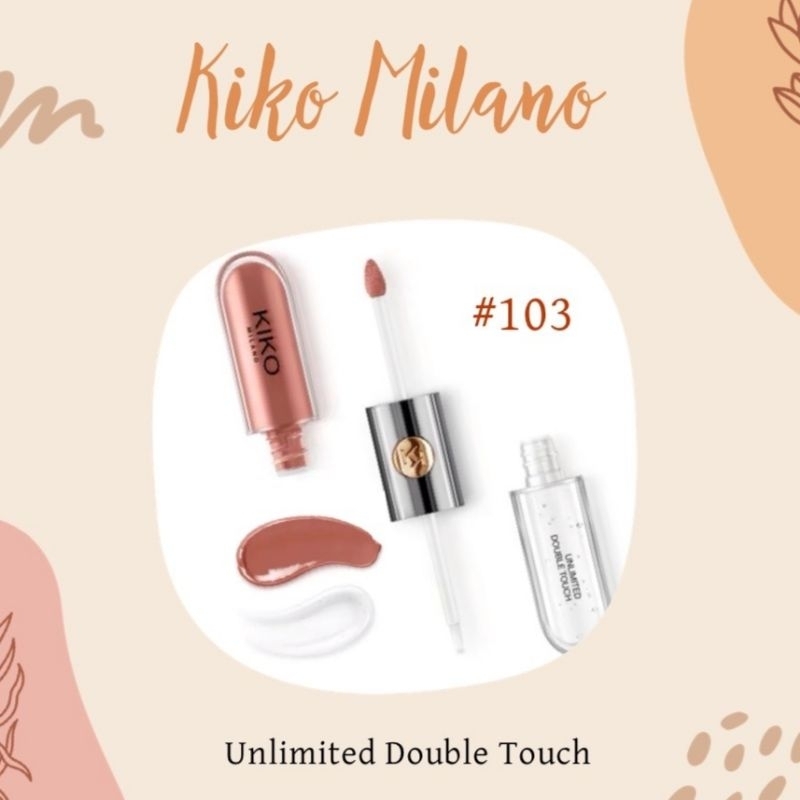 Kiko Milano Unlimited Double Touch Long Lasting Matte Lipstick 1 Carry Yourself Shopee Malaysia
