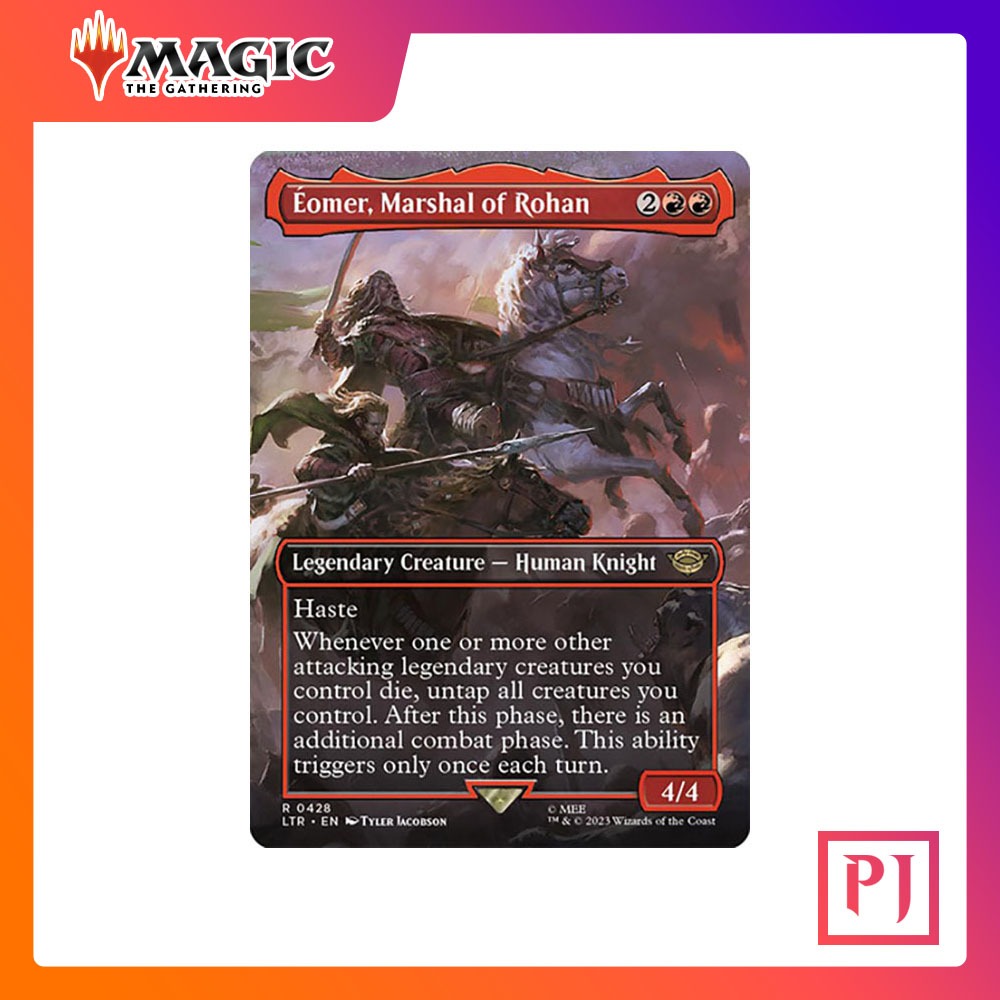 [MTG] Eomer Marshal of Rohan (Borderless) [LTR] [RED] [RARE] [NORMAL ...