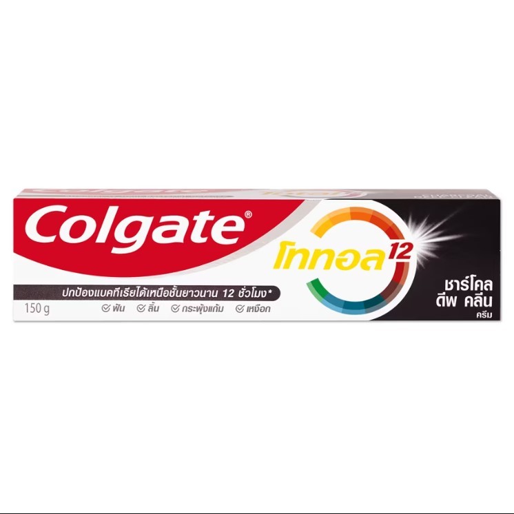 Colgate Total Charcoal Deep Clean Toothpaste 150g Helps Reduce The ...