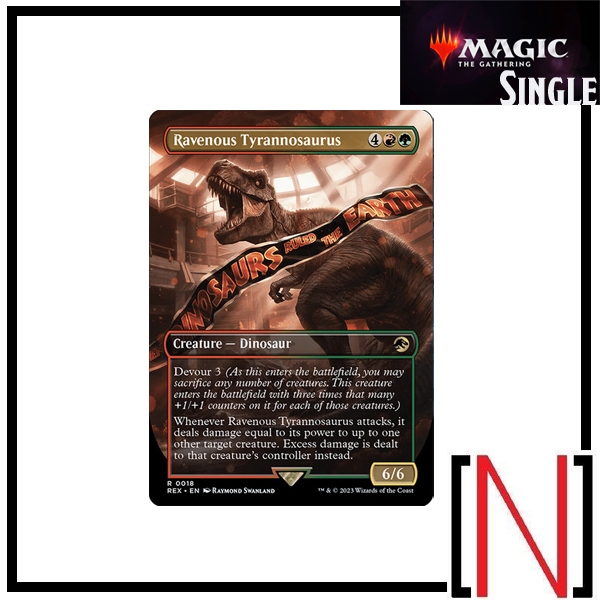 [MTG][Single][REX] Ravenous Tyrannosaurus Level Rare [English] | Shopee ...